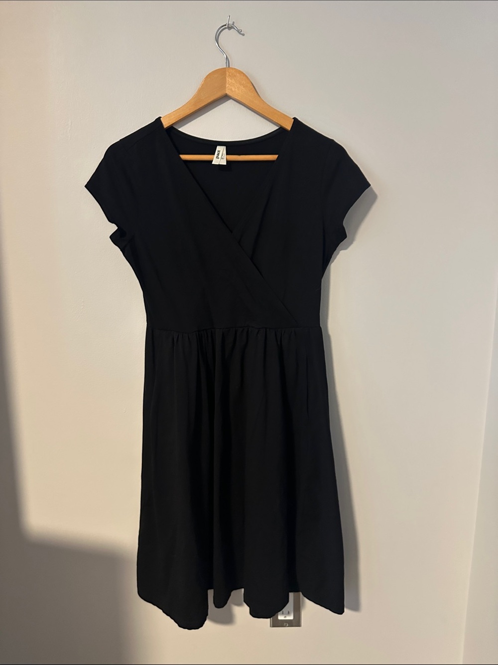Pact Classic Black Wrap-Style Womenβs Dress